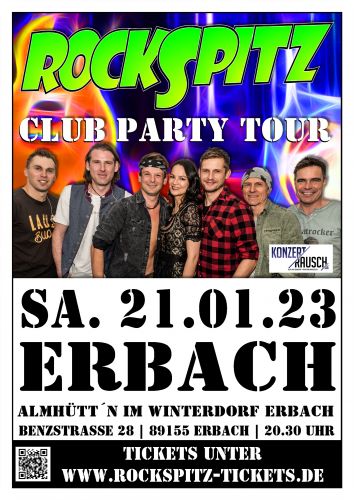Tickets für ROCKSPITZ - Live in Erbach (UL) am 21.01.2023 - Karten kaufen